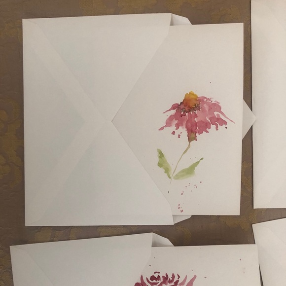 Handpainted water coloured cards - Picture 3 of 7